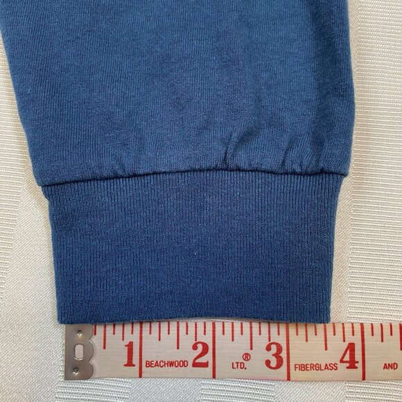 GAP Everyday Long-Sleeve Tee Shirt T-Shirt 100% Cotton Grease Blue NWT Sz L - Picture 11 of 11